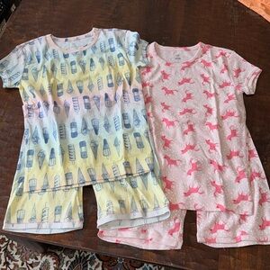 Gap pajamas- Two sets of 2 piece pajamas